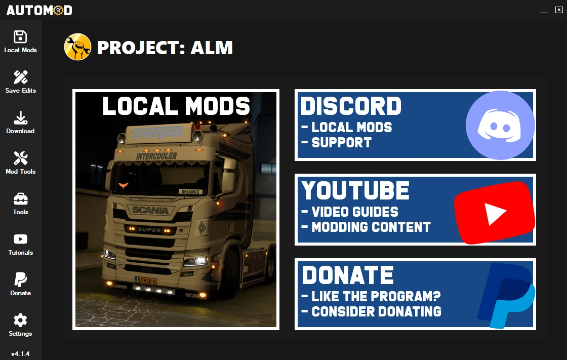Project ALM Screenshot